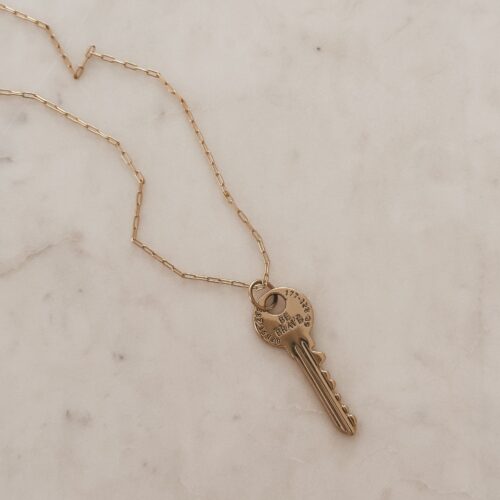 Be Brave Key Necklace