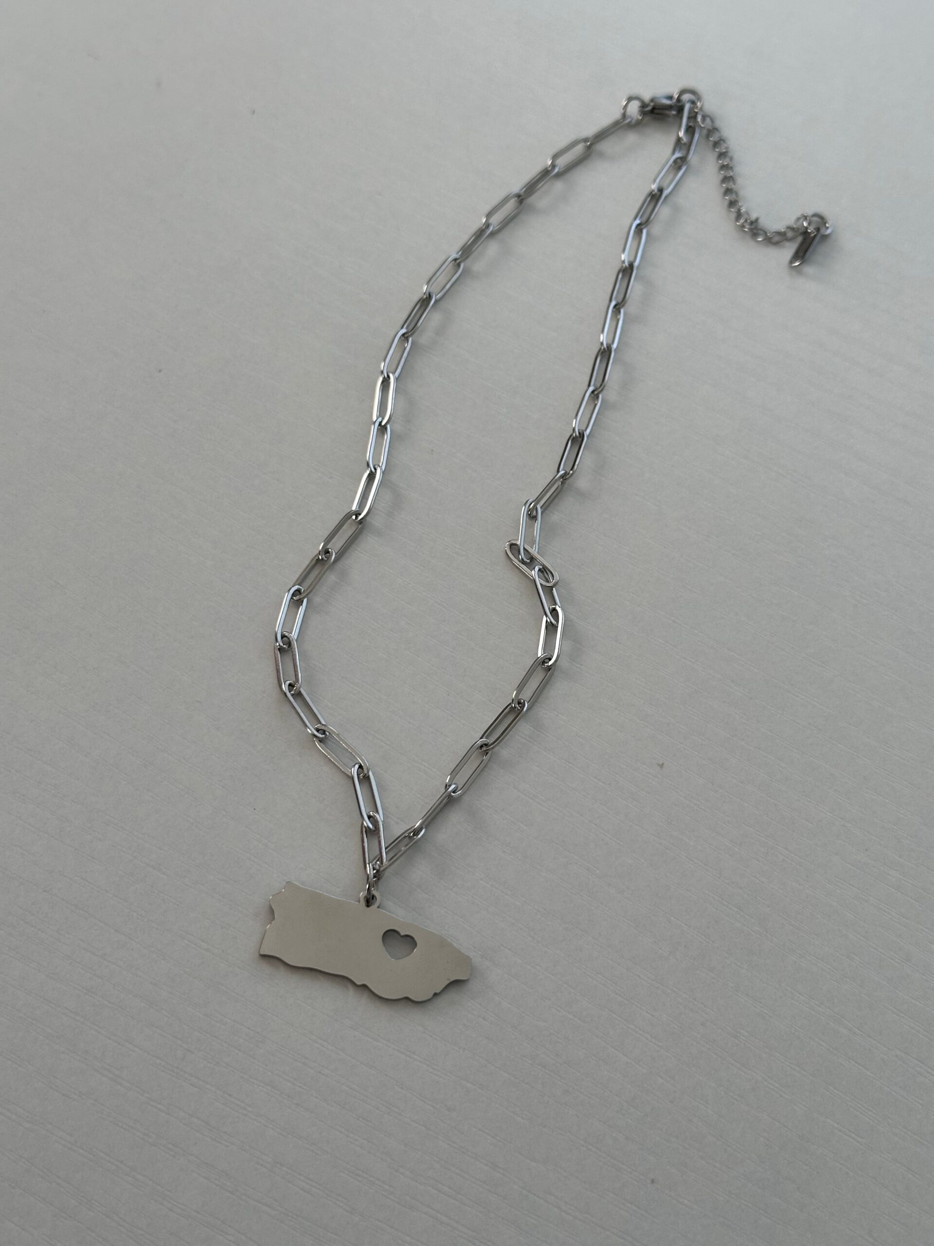 Borik??n - Puerto Rico Necklace Silver - Image 2